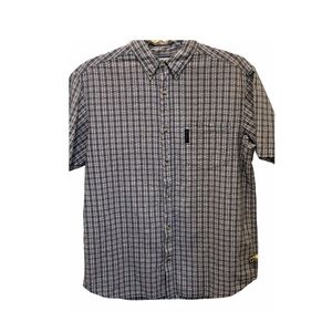 Columbia Men's SS Button Up Plaid Shirt